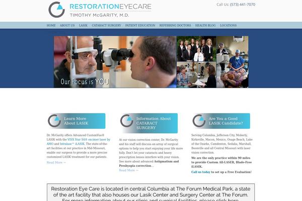 Care theme site design template sample