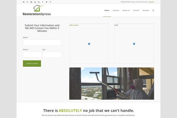 Enfold-child theme site design template sample