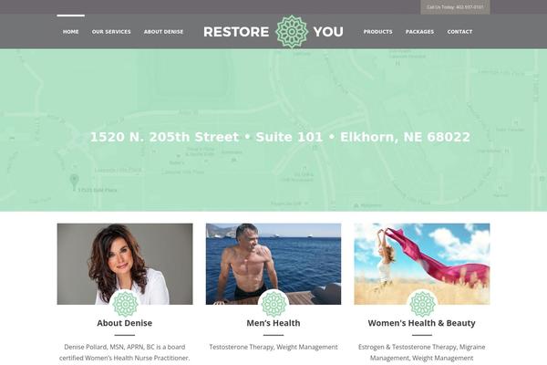 Day-spa theme site design template sample