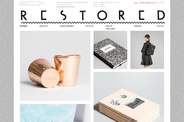 Restored theme websites examples