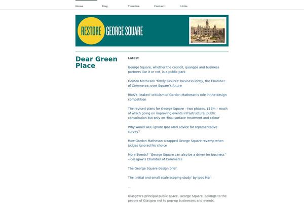 restoregeorgesquare.com site used Wu Wei
