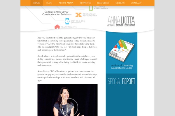 Headway theme site design template sample