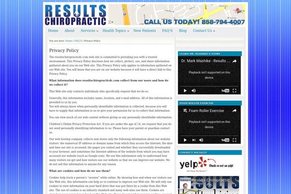 Andersonclinic theme site design template sample