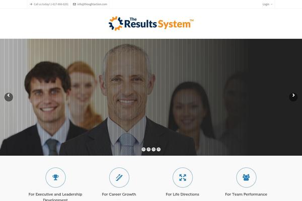 Highend theme site design template sample