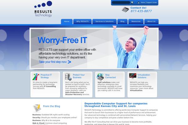 Core theme site design template sample
