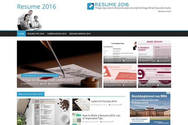 ColorMag theme site design template sample