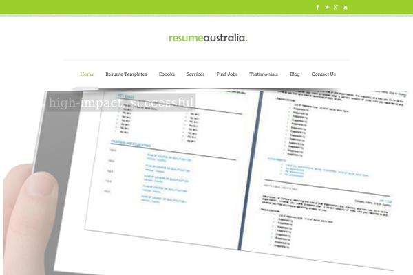Futura theme site design template sample