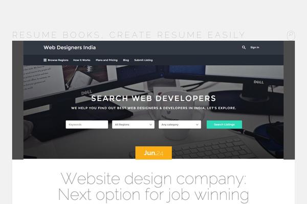 Kihon theme site design template sample