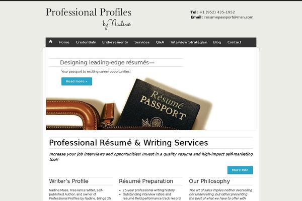 RP theme site design template sample