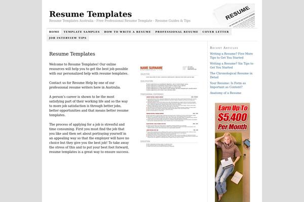 Site using Featured Page Widget plugin
