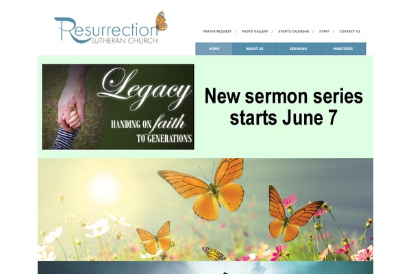 resurrection-lcms.org site used Csradix