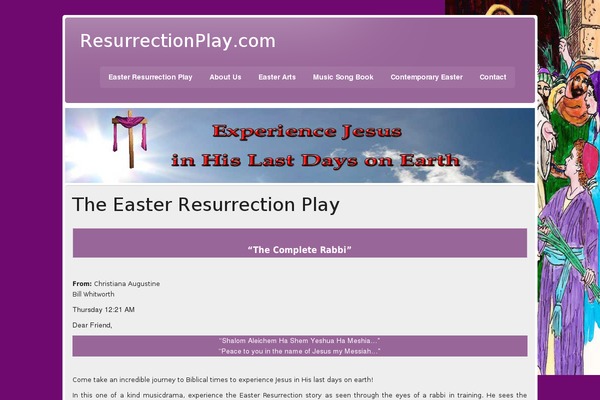 resurrectionplay.com site used zeeStyle
