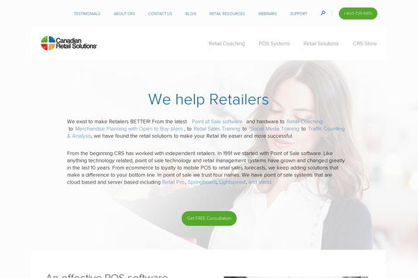 Crs theme site design template sample