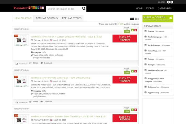 Couponpress theme site design template sample