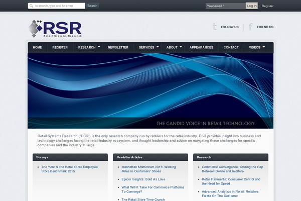 retailsystemsresearch.com site used Blogitty