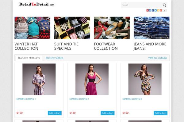 St theme site design template sample