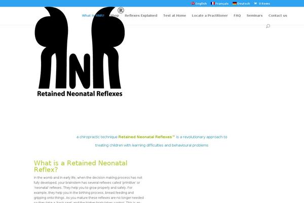 Divi Child theme site design template sample