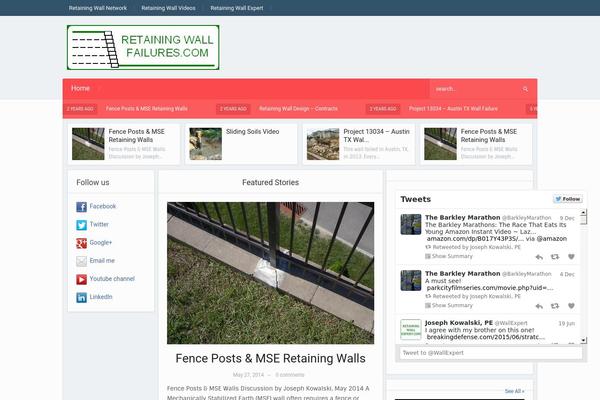 Alpha theme site design template sample