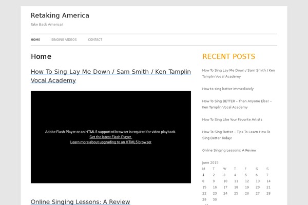 Tiny Forge theme site design template sample