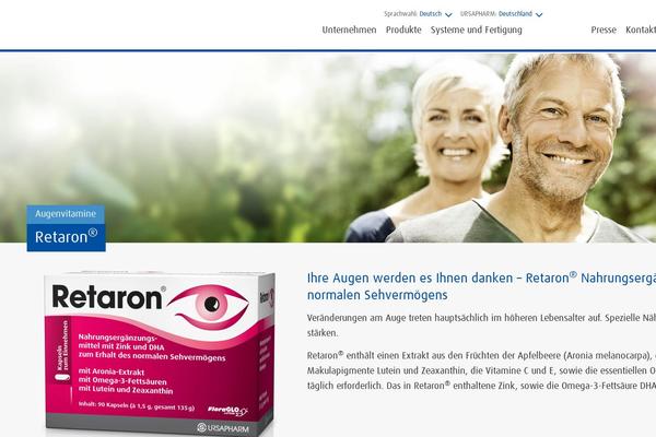 retaron.de site used Ursapharm
