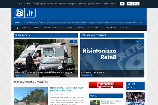rete8.it site used Mh-newsdesk-child