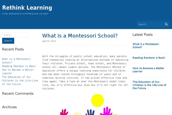 Academica theme site design template sample