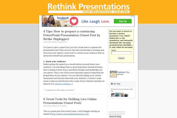 Thesis 1.8.4 theme site design template sample