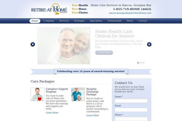 Simplicity theme site design template sample