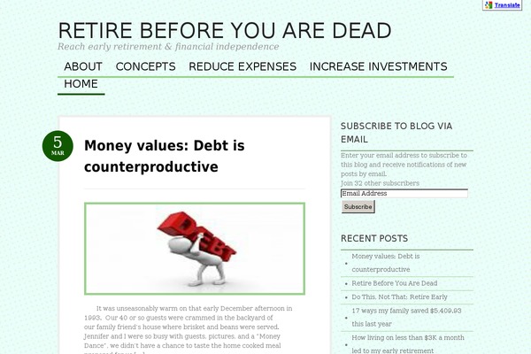 Bueno theme site design template sample