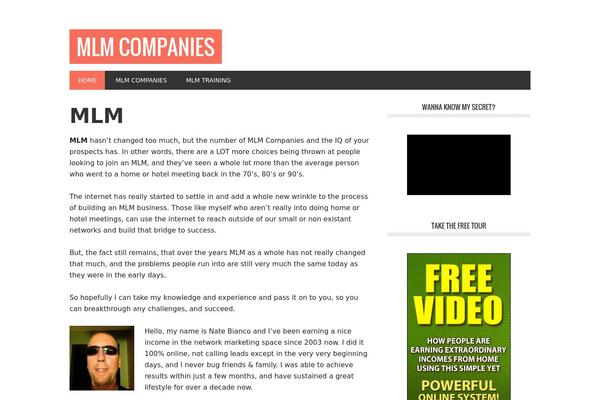 Metro Pro theme site design template sample