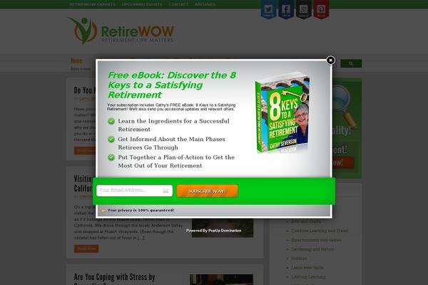 Headlines theme site design template sample