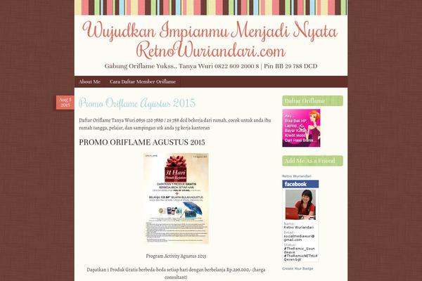 Scrappy theme site design template sample