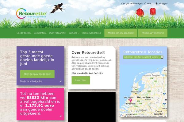 retourette.nl site used Retourette