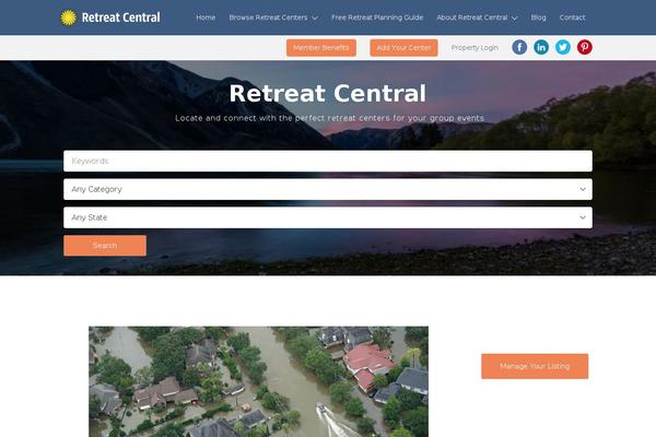 Listify Child theme site design template sample