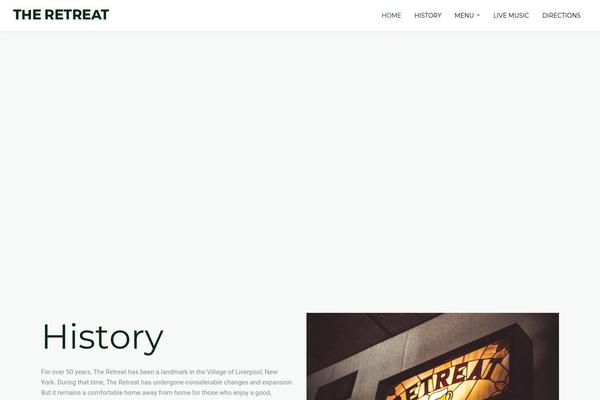 retreatrestaurant.com site used Protege-progression