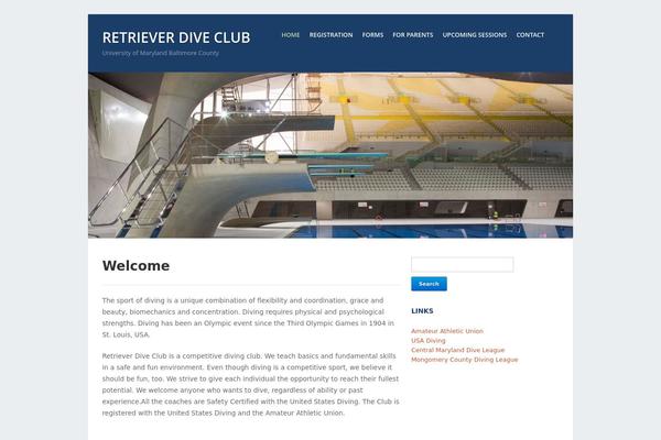 Waterside theme site design template sample