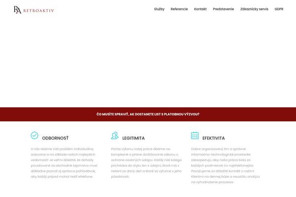 Ultima theme site design template sample