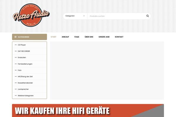 retroaudio.net site used Megashop-coffee