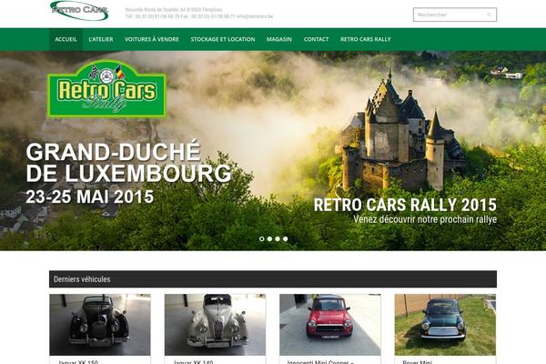 RedLine theme site design template sample