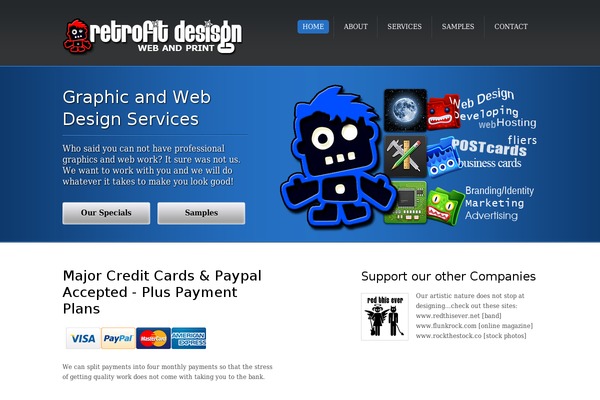 Figero theme site design template sample