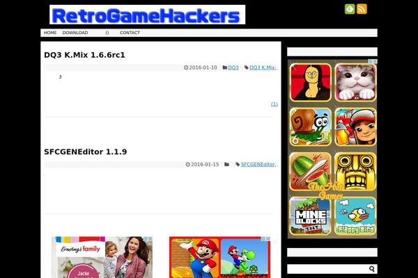 Site using Enhanced Categories plugin