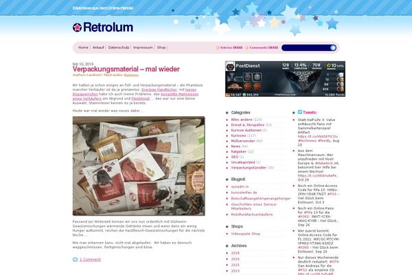 Site using Really Simple Twitter Feed Widget plugin
