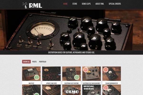 Radial theme site design template sample