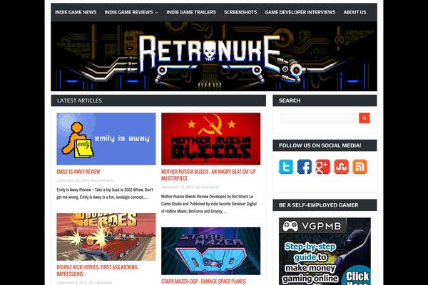 retronuke.com site used Gameleon-child