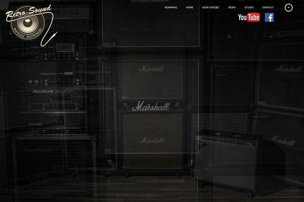Darkroom theme site design template sample