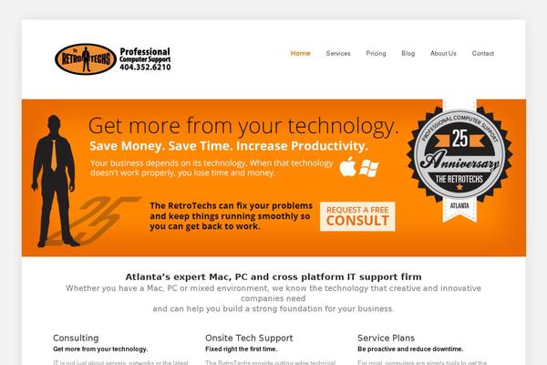 Foxy theme site design template sample
