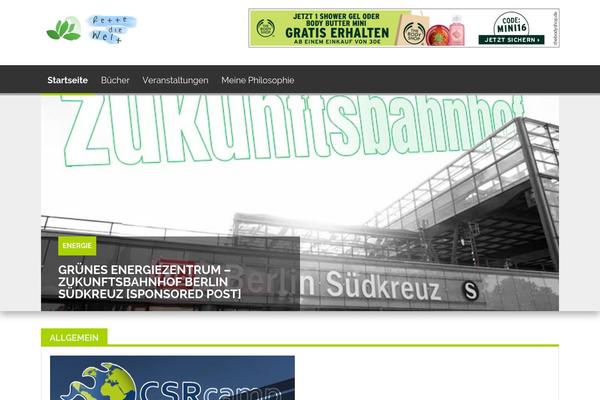 WP Clean Green theme site design template sample