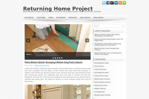 Ronix theme site design template sample