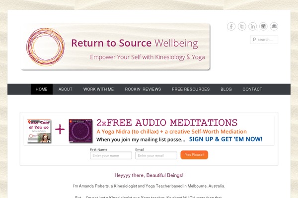 Site using Simple Back To Top plugin