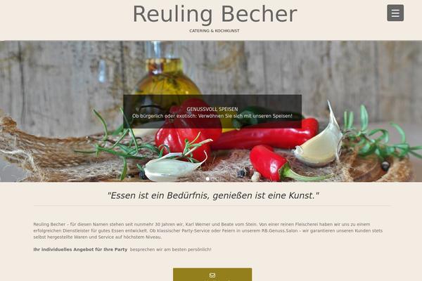 Vogue theme site design template sample